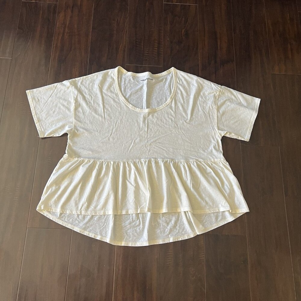 AE women’s Large Oversized Scoop Neck Babydoll T-Shirt